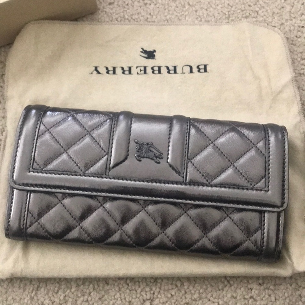 Burberry Prorsum metallic colored ladies wallet